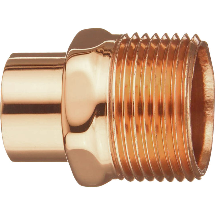 1 2 Copper X 3 4 Mip Adapter Plumbersstock