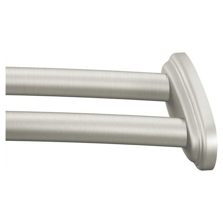 Moen Dn2141bn Curved Shower Rod, Moen Curved Shower Curtain Rod Installation Instructions