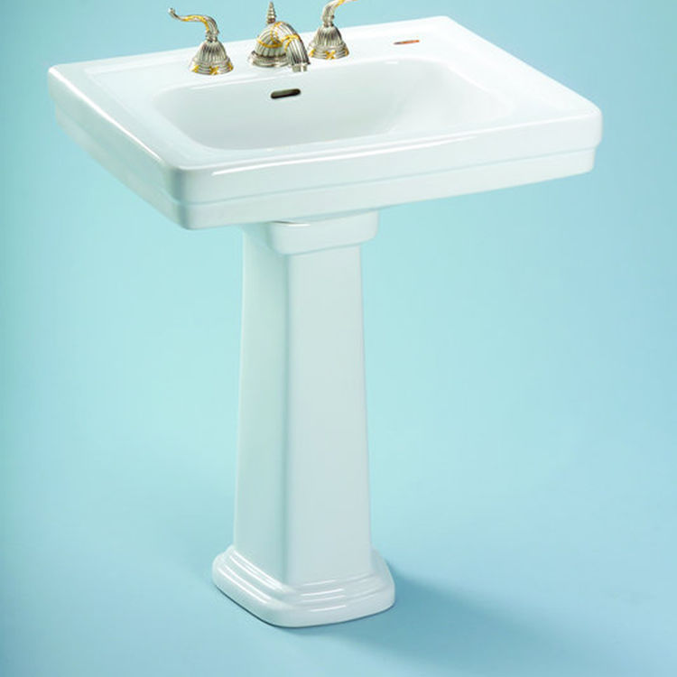 Toto LPT530.40N01 Promenade 28 x 22 Cotton White Pedestal Lavatory Sink