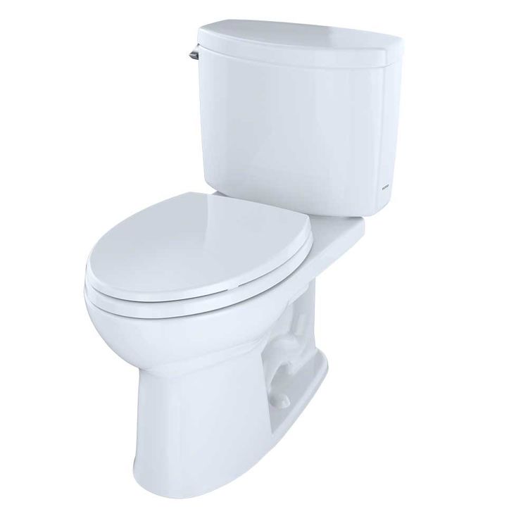 View 10 of Toto CST454CEFG#01 Toto CST454CEFG#01 Drake II Two-Piece Elongated Toilet, 1.28 GPF - Cotton White