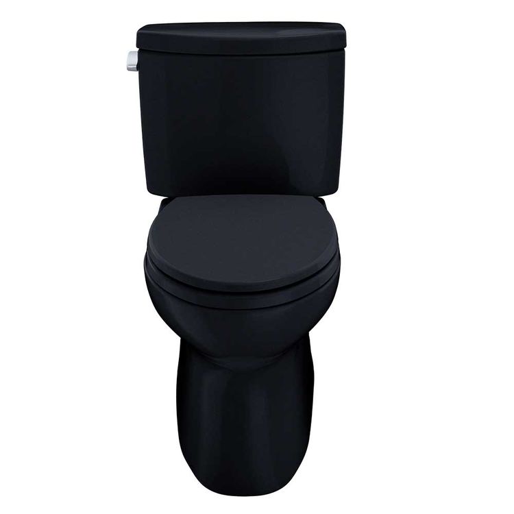 View 3 of Toto CST474CEF#51 TOTO Vespin II Two-Piece Elongated 1.28 GPF Universal Height Skirted Design Toilet, Ebony - CST474CEF#51