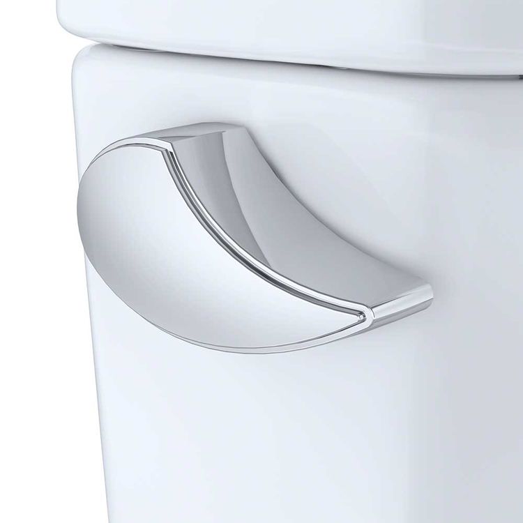 View 4 of Toto CST474CEFG#01 Toto CST474CEFG#01 Vespin II Two-Piece Elongated Universal Height Toilet, 1.28 GPF - Cotton White 