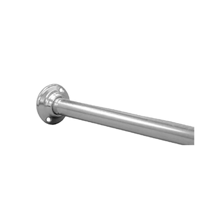 Jones Stephens S02071 Jones Stephens S02071 5-foot Shower Rod With Flange and Screws