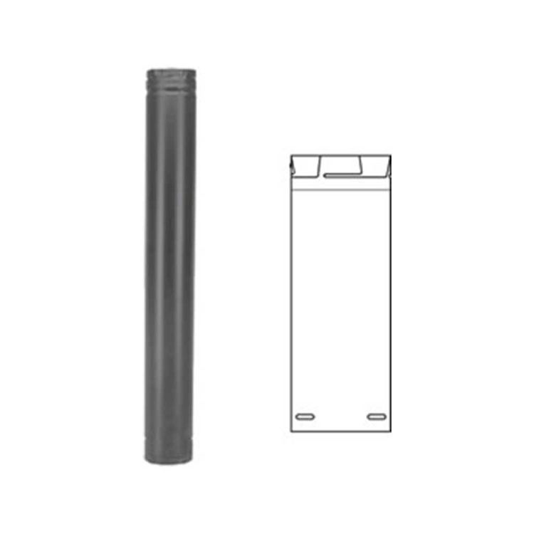 Details about   M&G DuraVent PelletVent Pro Straight Length Pipe 4x6 4PVP-06B Black 