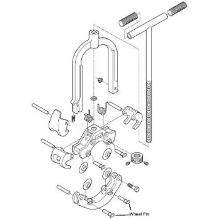 Reed Manufacturing H6WP Wheel Pin Assembly PlumbersStock
