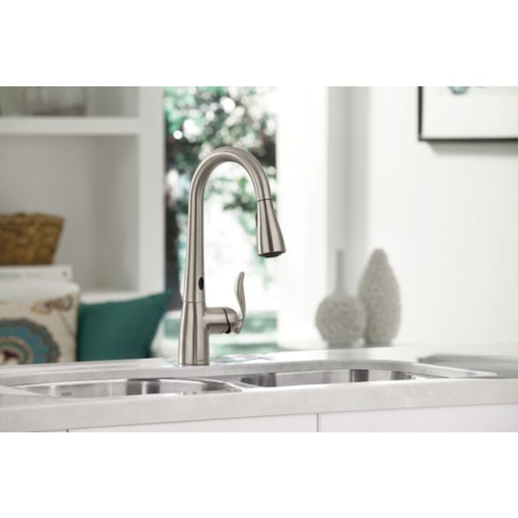 Moen 7594EC Chrome Arbor Single Handle Pulldown Kitchen Faucet