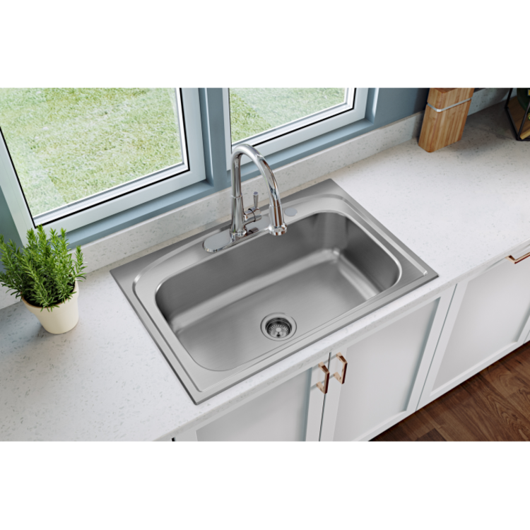 View 5 of Elkay LK6000CR Elkay LK6000CR Everyday Single-Hole Deck Mount Kitchen Faucet w/ Pull-down Spray, Forward Only Lever Handle, Chrome