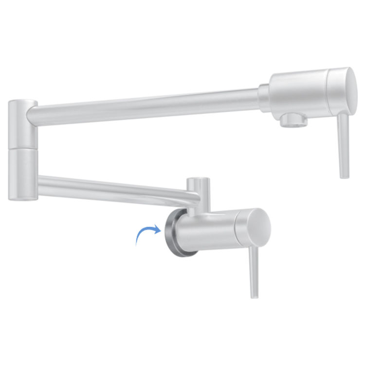 Delta RP76954AR Mounting Kit for WallMount Pot Filler, Arctic Stainless