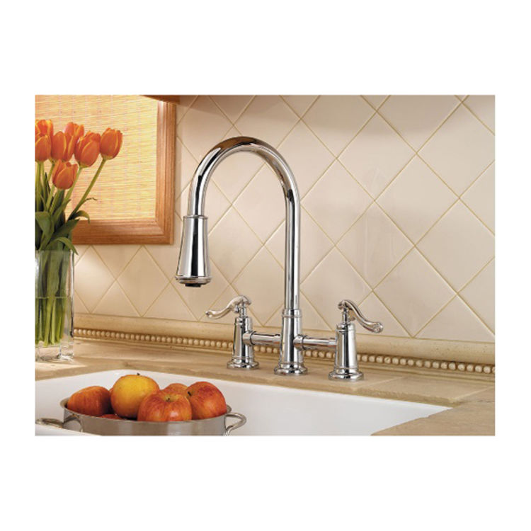Pfister Lg531 Ypc Ashfield Two Handle Pull Down Kitchen Faucet