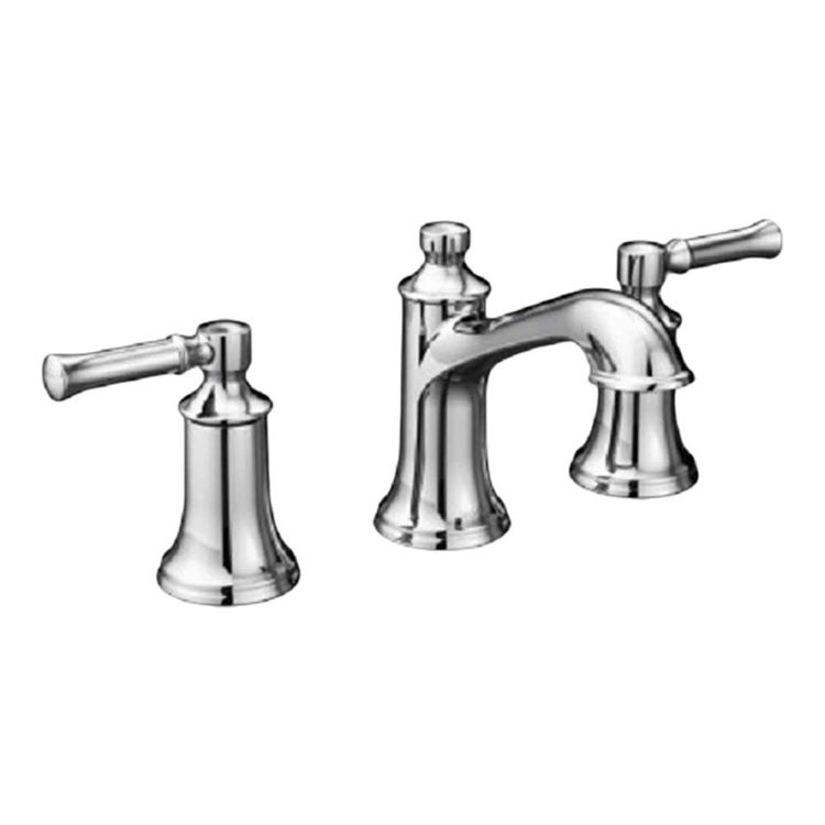 Moen T6805 Dartmoor TwoHandle Widespread Bathroom Faucet, Chrome