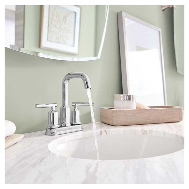 Moen 6150 Gibson Chrome TwoHandle HighArc Lavatory Faucet