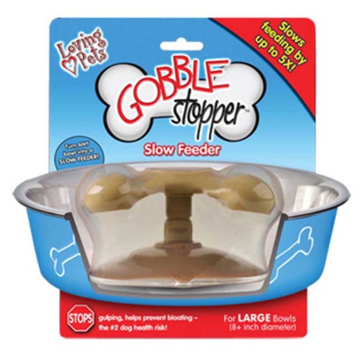 View 3 of Boss Pet 7311 Boss Pet 7311 Gobble Stopper Slow Feeder Bowl Inserts, Large