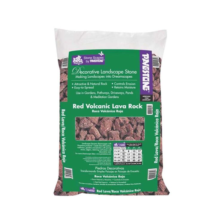 Pavestone 54341 Decorative Lava Rock 0 5 Cu Ft Red Plumbersstock