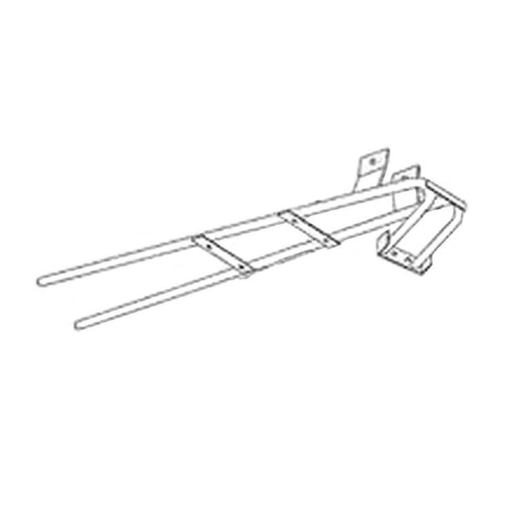 Wellmade 402201 Wheelbarrow Handle, For Use With HD6, NO Y5 Wheelbarrows, Steel