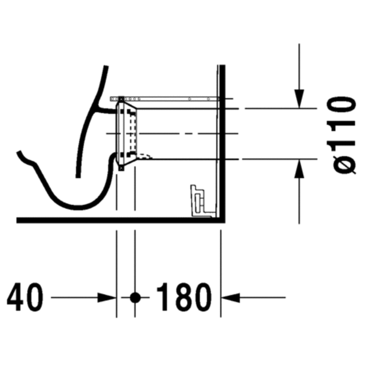 View 9 of Duravit 2138090092 Duravit 2138090092 Darling New Dual Flush