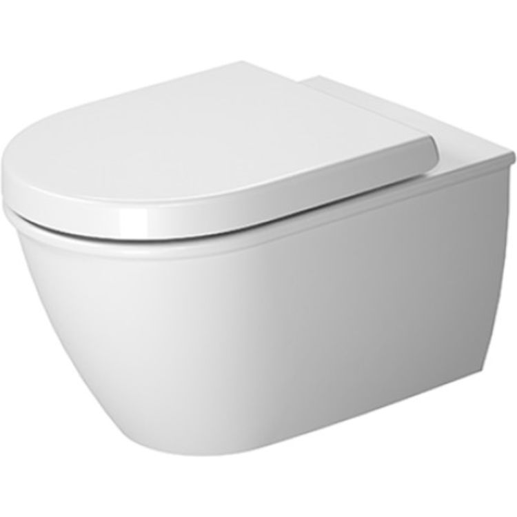 Duravit 2563090092 Duravit 2563090092 Darling New Dual Flush One-Piece Wall Mounted Rimless Elongated Toilet - White