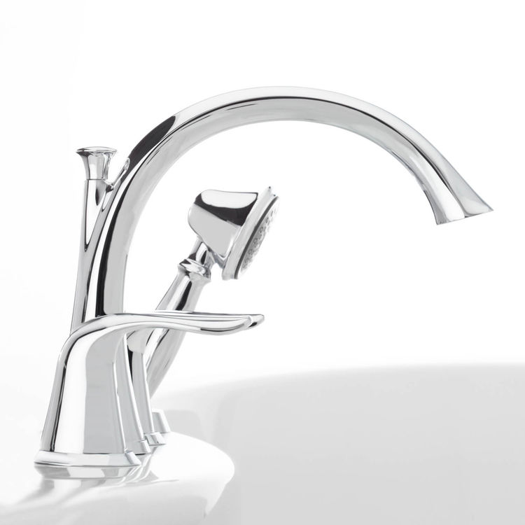 Delta T4738 Lahara Roman Tub Faucet With Handshower In Chrome