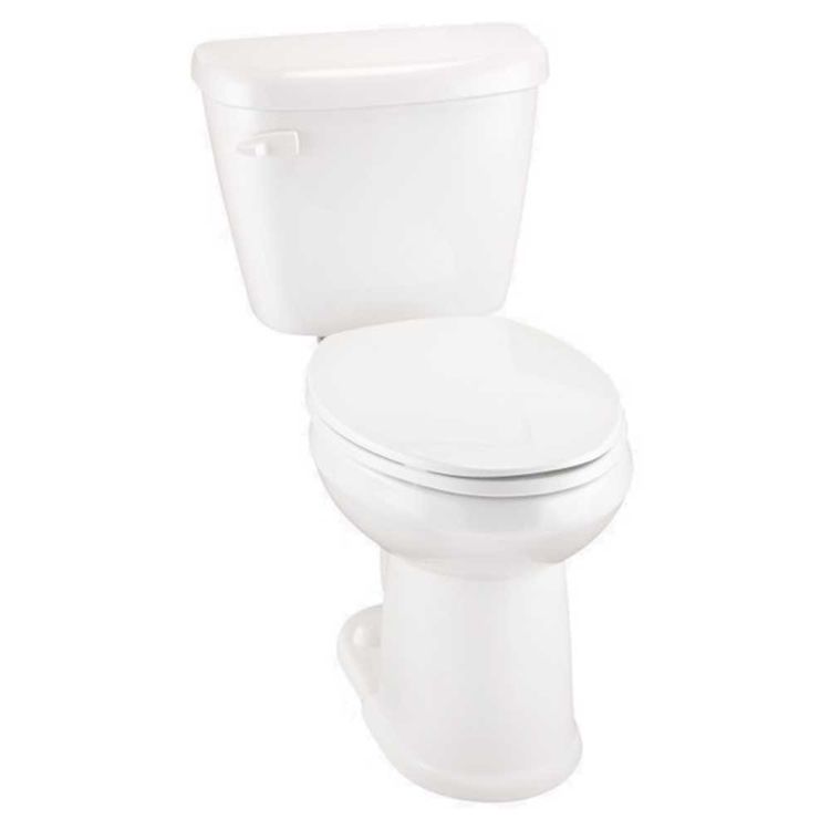 gerber vp 21 viper white two piece elongated ergoheight toilet