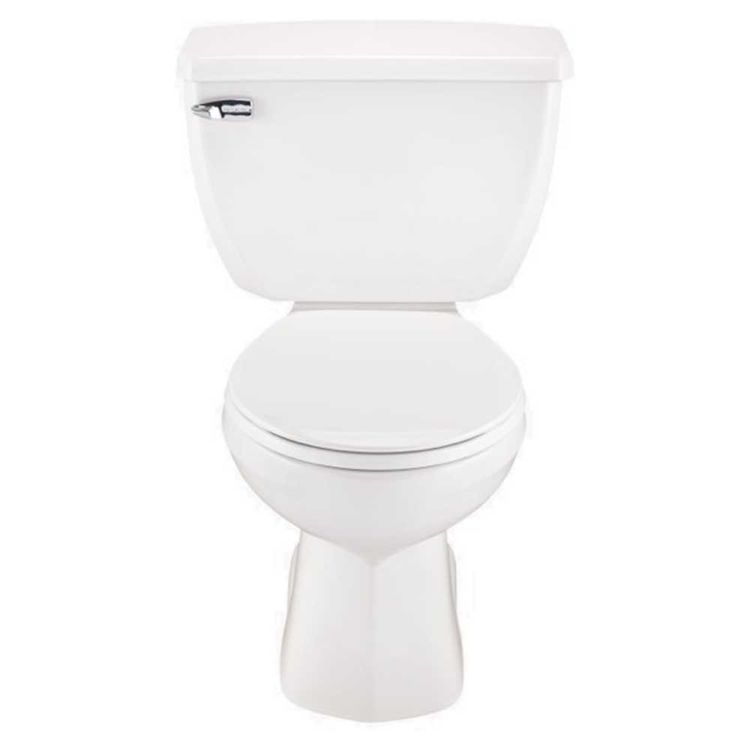 Gerber 21304 Ultra Flush TwoPiece Round Front Toilet, 1.6 gpf, 14