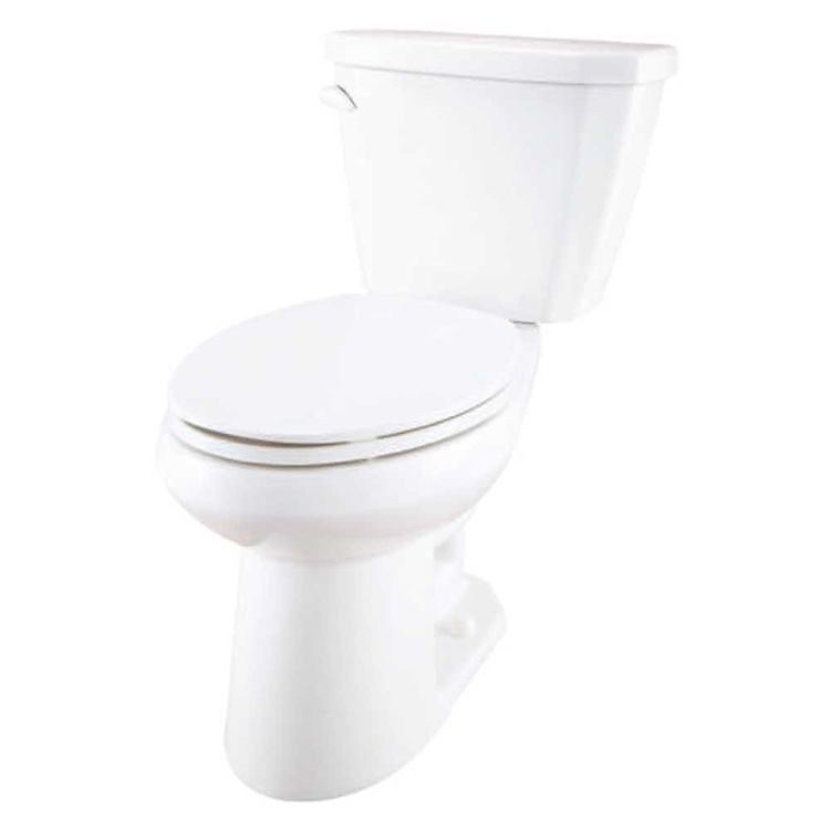 Gerber VP21517 Viper TwoPiece Elongated ErgoHeight Toilet, 1.6 gpf