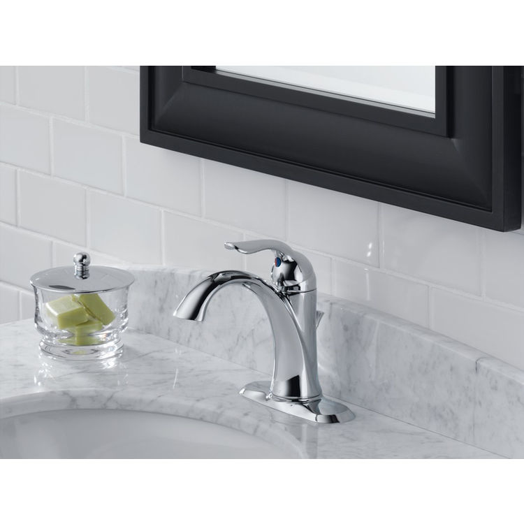 View 4 of Delta 538-MPU-DST Delta 538-MPU-DST Lahara Single Handle Bathroom Faucet- Chrome