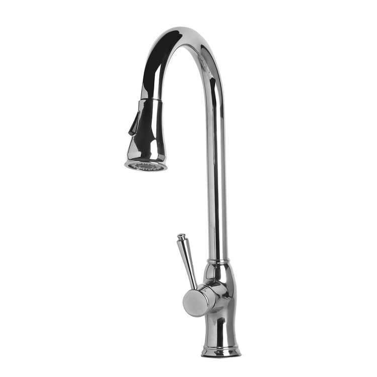 View 4 of Alfi AB2043-PSS ALFI AB2043-PSS Pull-Down Polished Stainless Steel Kitchen Faucet