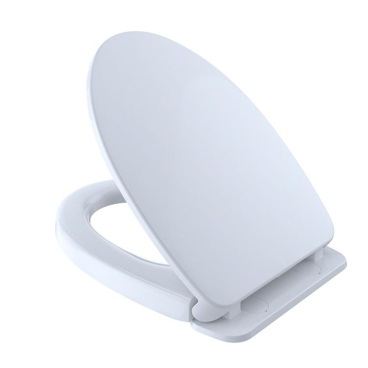 View 3 of Toto SS124#01 TOTO SoftClose Elongated Toilet Seat (Conceals T40 Connections), Cotton White, SS124#01
