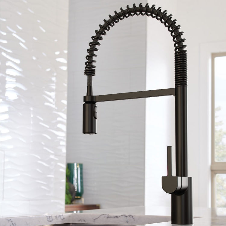 Moen 5923bl Align Matte Black One Handle High Arc Pulldown Kitchen Faucet