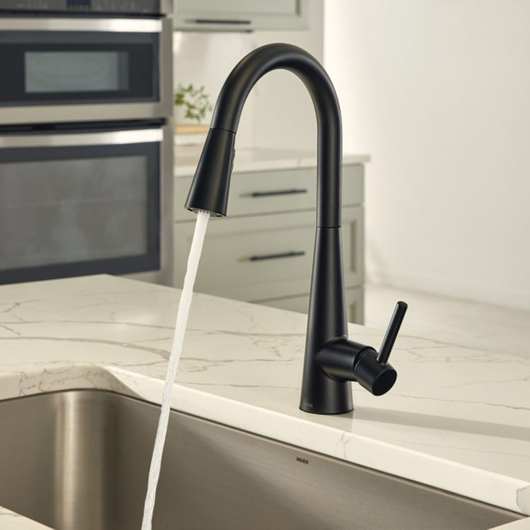 Moen Black Stainless Kitchen Faucet - Moen Modern Soap Dispenser Black Black Stainless Steel Faucet Moen
