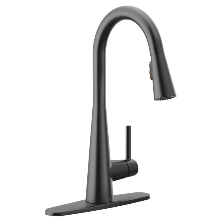 View 5 of Moen 7864BLS Moen 7864BLS Sleek One-Handle Pulldown Kitchen ...