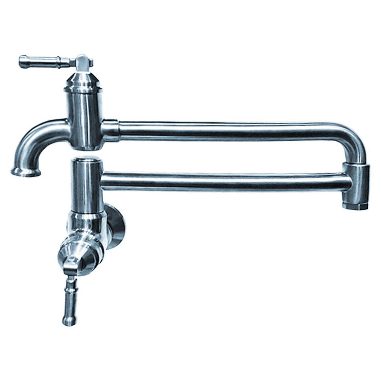 Delta 1190LFLDST Broderick Wall Mount Pot Filler, Chrome