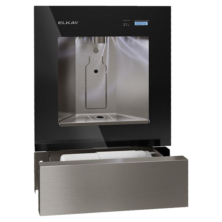 Elkay ezH2O Liv Builtin Filtered Water Dispenser, Nonrefrigerated, Midnight LBWD00BKC