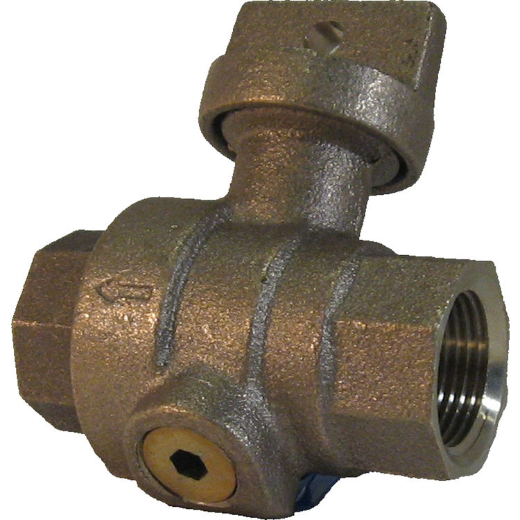 AY McDonald 5131250 3/4" Stop and Drain Ball Valve, FIP, 6001 Series