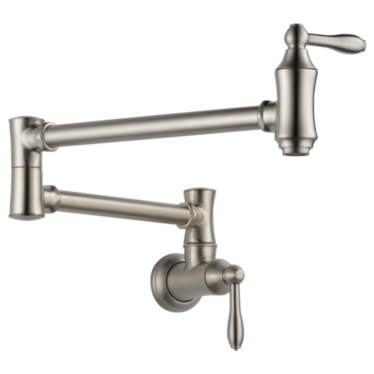 View 3 of Delta 1177LF-SS Delta 1177LF-SS Traditional Wall Mount Pot Filler, Stainless