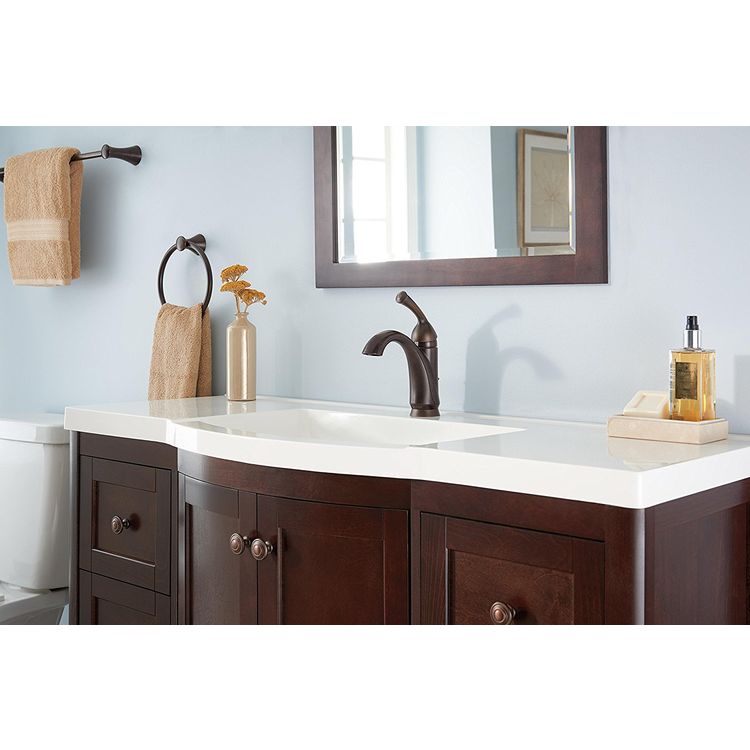 Delta 15999-RB-DST Delta 15999-RB-DST Haywood Venetian Bronze One Handle Bathroom Faucet
