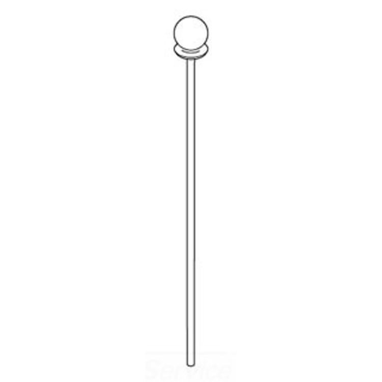 Delta RP60047SS Lewiston Bathroom Lift Rod and Finial Stainless