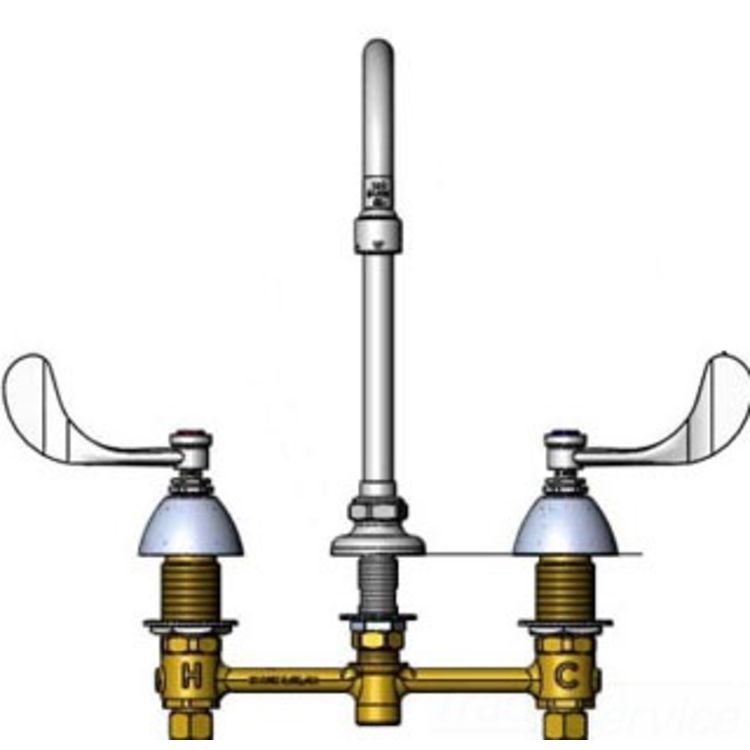T&S Brass B-2866-05QT-VRS T&S Brass B-2866-05QT-VRS Concealed Widespread Lavatory Faucet
