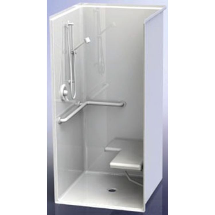 Aquatic 1363sc 36 X36 X75 Ada Shower Stall Trim W Grab Bar Printer Friendly Page