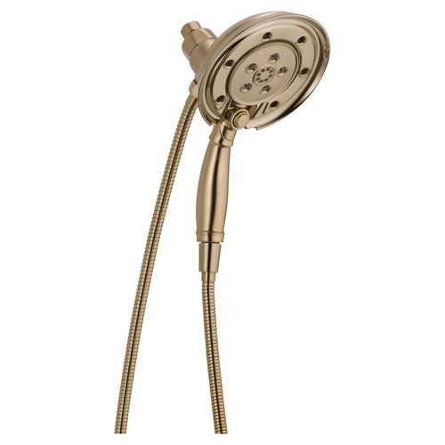 Delta 58471-CZ-PK Delta 58471-CZ-PK H2Okinetic In2ition 4-Setting Two-In-One Shower, Champagne Bronze