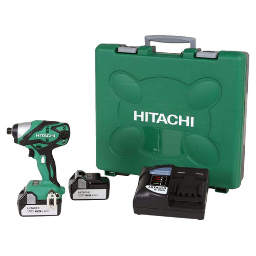 Hitachi WH18DSDL Brushless Cordless Impact Driver Kit 18 V