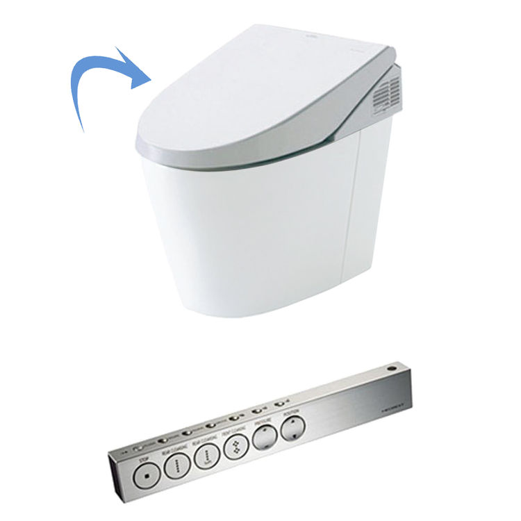 Toto Neorest 600 Elongated Washlet Seat Only, Colonial White SN990R