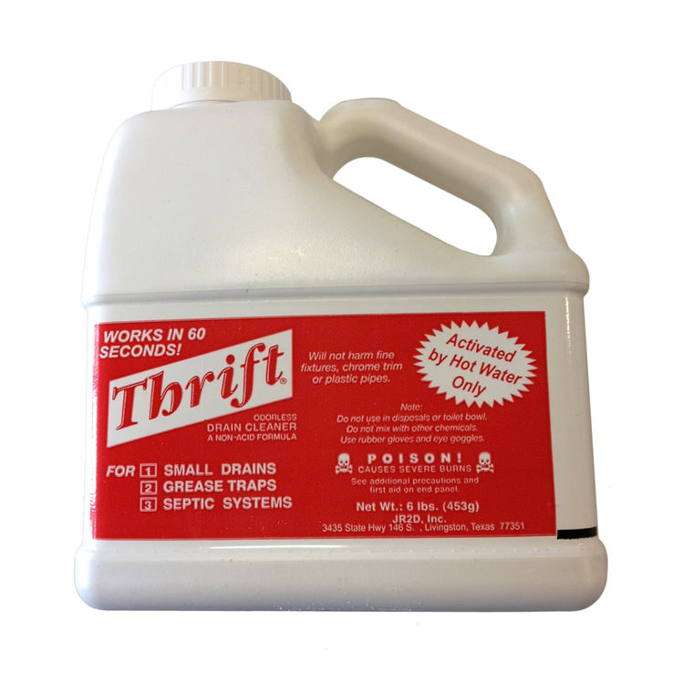 THRIFT T600 6LB NONACID PIPE & DRAIN CLEANER PlumbersStock