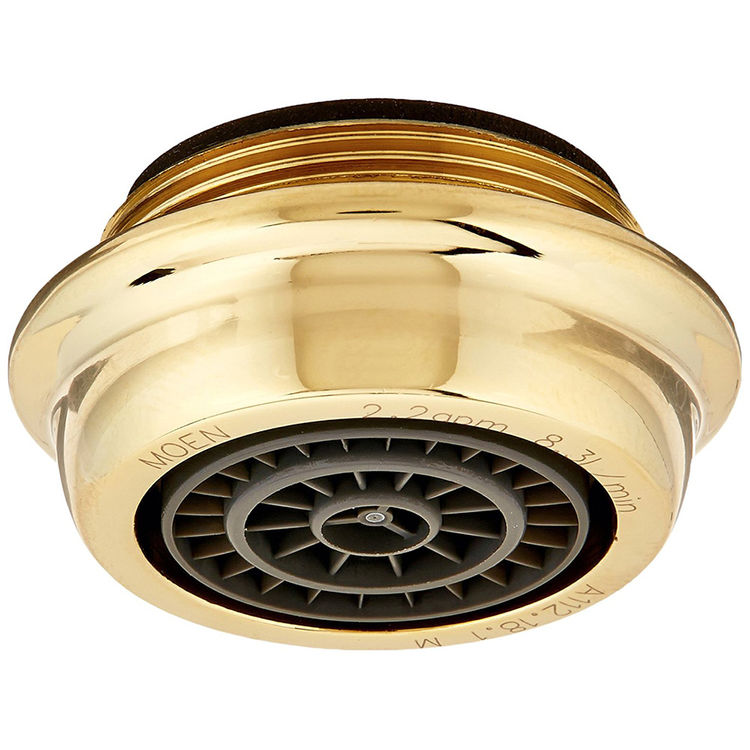 Moen 100112p Part 22 Gpm Male Aerator Polished Brass ...