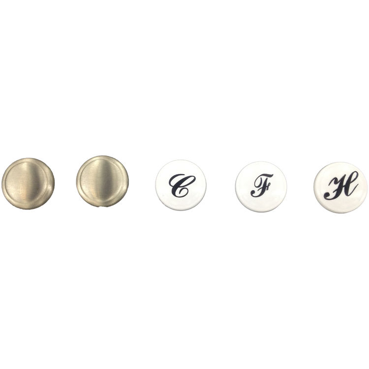 Moen 114324BN Part Handle Caps, Hot & Cold PlumbersStock