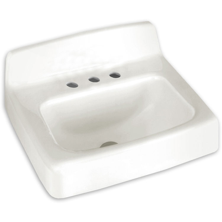 American Standard 4867.001.020 Regalyn 19" x 17" Enameled Cast Iron Sink, White eBay