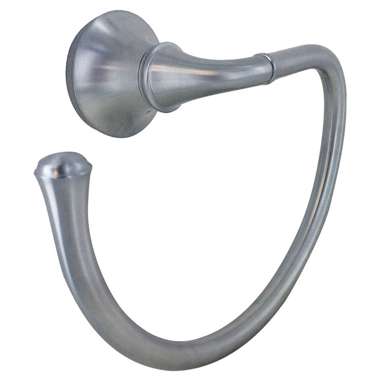 Kohler K-11277-G Brushed Chrome Forte Towel Ring ...