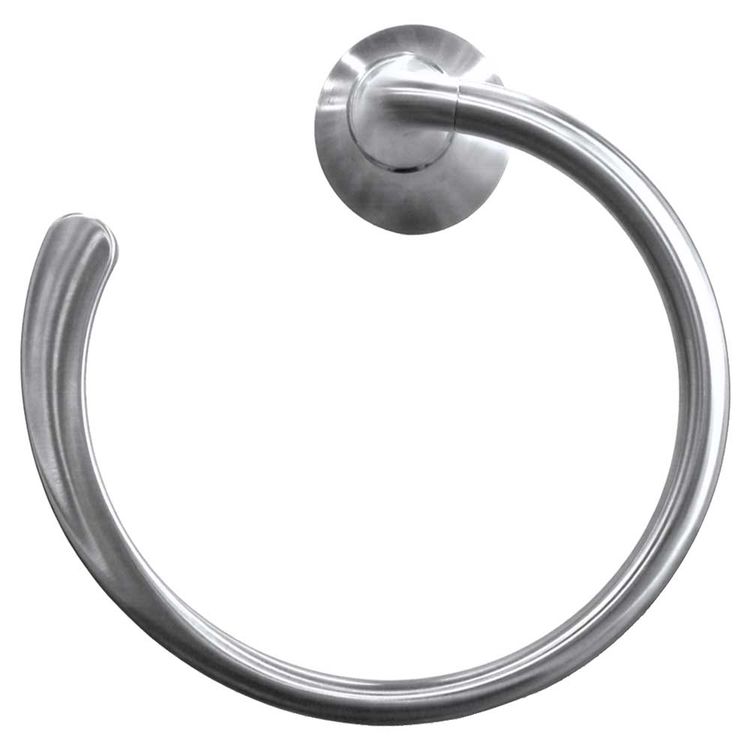 Kohler K-11377-G Brushed Chrome Forte Sculpted Towel Ring ...