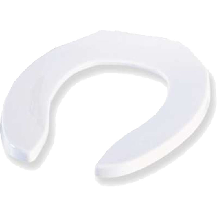 Bemis 1955SSCT000 White Open Front Elongated Plastic Toilet Seat eBay