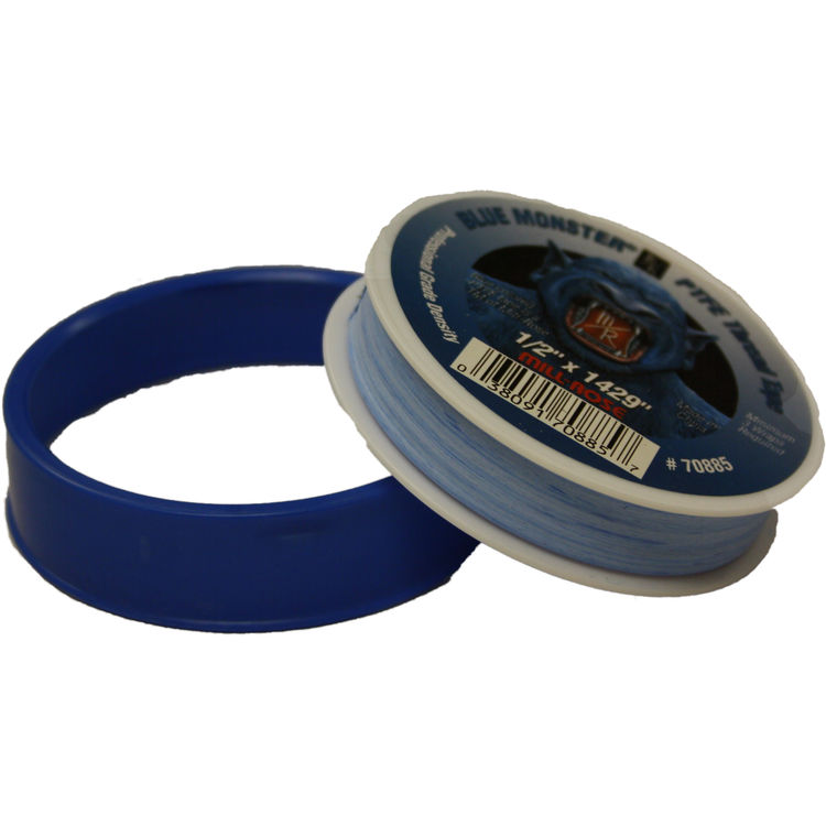 Milrose 70885 Blue Monster 1/2" x 1429' MDPE Blue Teflon Tape