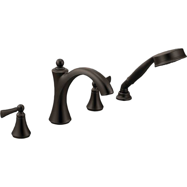 Moen T654ORB Wynford Oil Rubbed Bronze Roman Tub Faucet ...